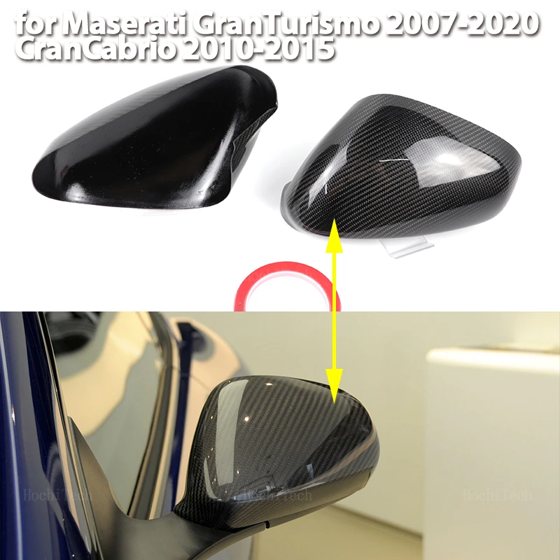 

Real Carbon Fiber Rearview Mirror Cap Wing Side Mirror Cover Fit For Maserati GT GranTurismo 07-20 Gran Cabrio GranCabrio 10-15