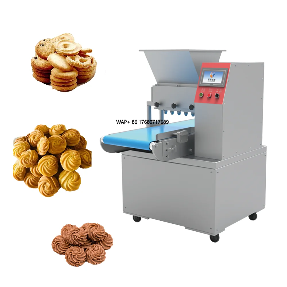 Small Mini Automatic Stainless Steel  Biscuit Depositor Machine for Making  From Wheat Flour Brand New