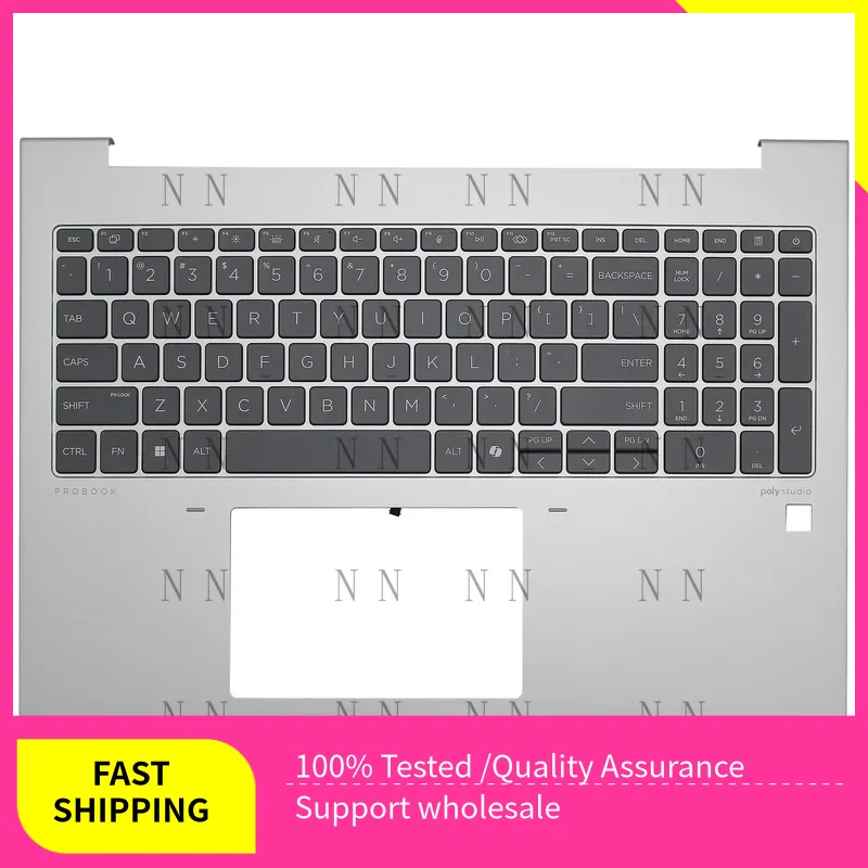 

Клавиатура с подсветкой YUZG США для HP Probook 460 G11 465 G11 ZHAN 66 16 G7, упор для рук