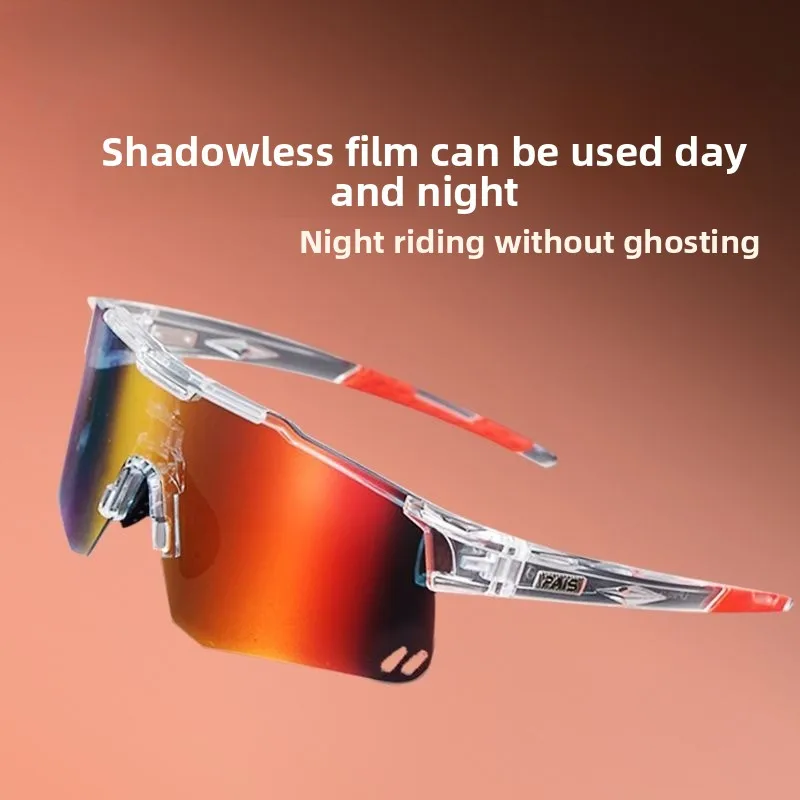 Genuine Cycling Color-changing Glasses Anti-fog, Day and Night Anti-UV Bicycle Goggles
