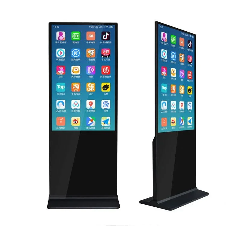 

49 55 inch Android Indoor totem Floor Stand lcd Interactive kiosk touch screen digital signage Display Advertising player