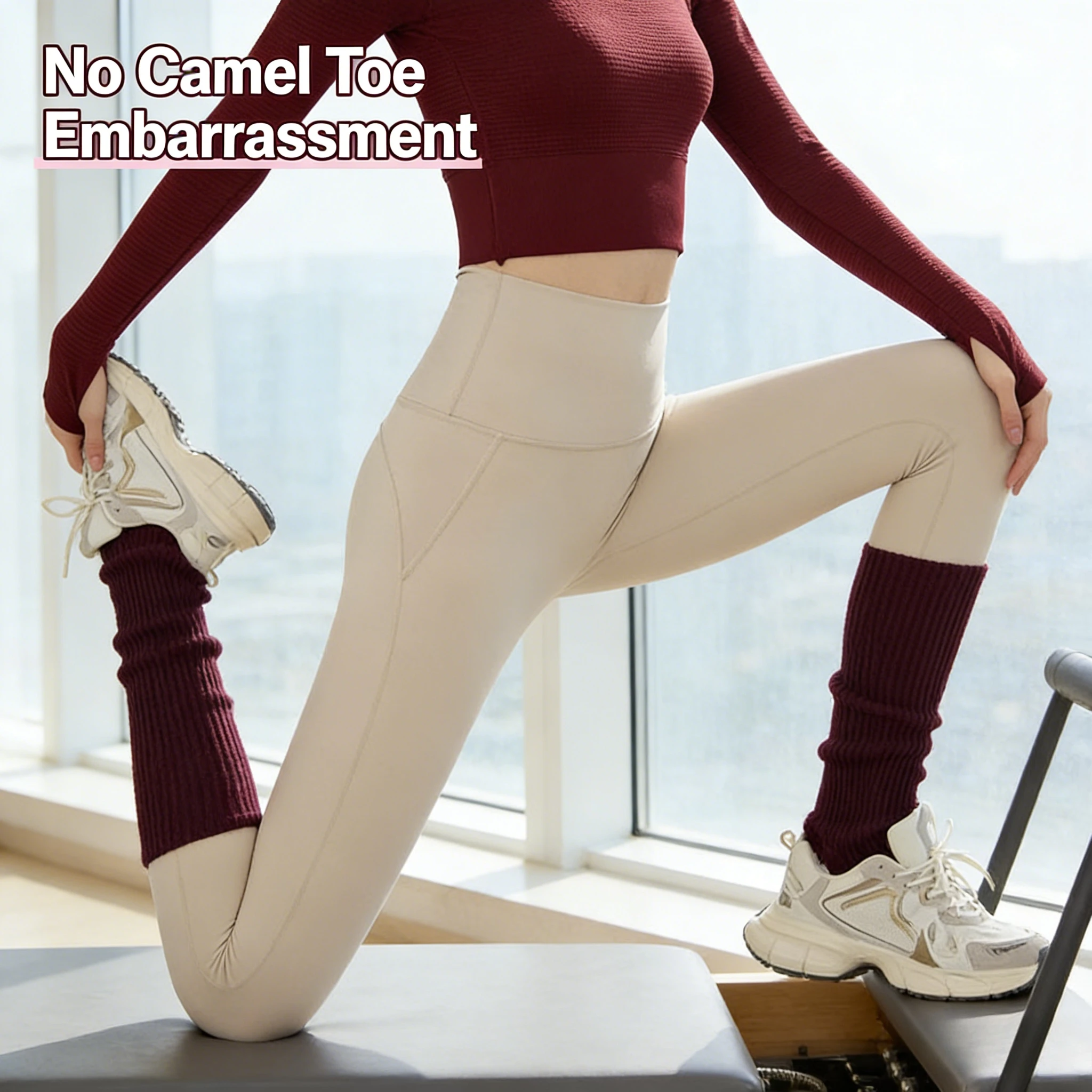 

Женские брюки для йоги Youyou 2026: Новинка, высокая талия, длинные штаны для езды на велосипеде, фитнеса, пилатеса, тренировок и занятий спортом