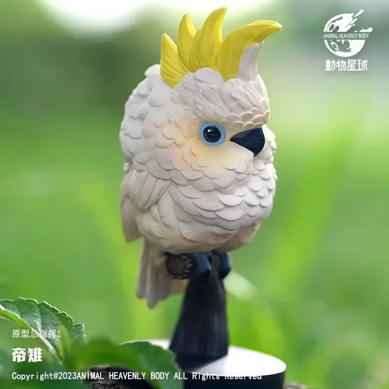 Animal L Augh And Grow Fat Series No.18 Parrot Model Psittaciformes Animal Gk Desktop Decora Collection Birthday Toy Gift