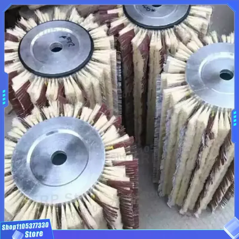 300mm Industrial Woodworking Cleaning Brush with Lavender Roller 3 Bristles Irregular Spiral Design Multifunctional Tool for