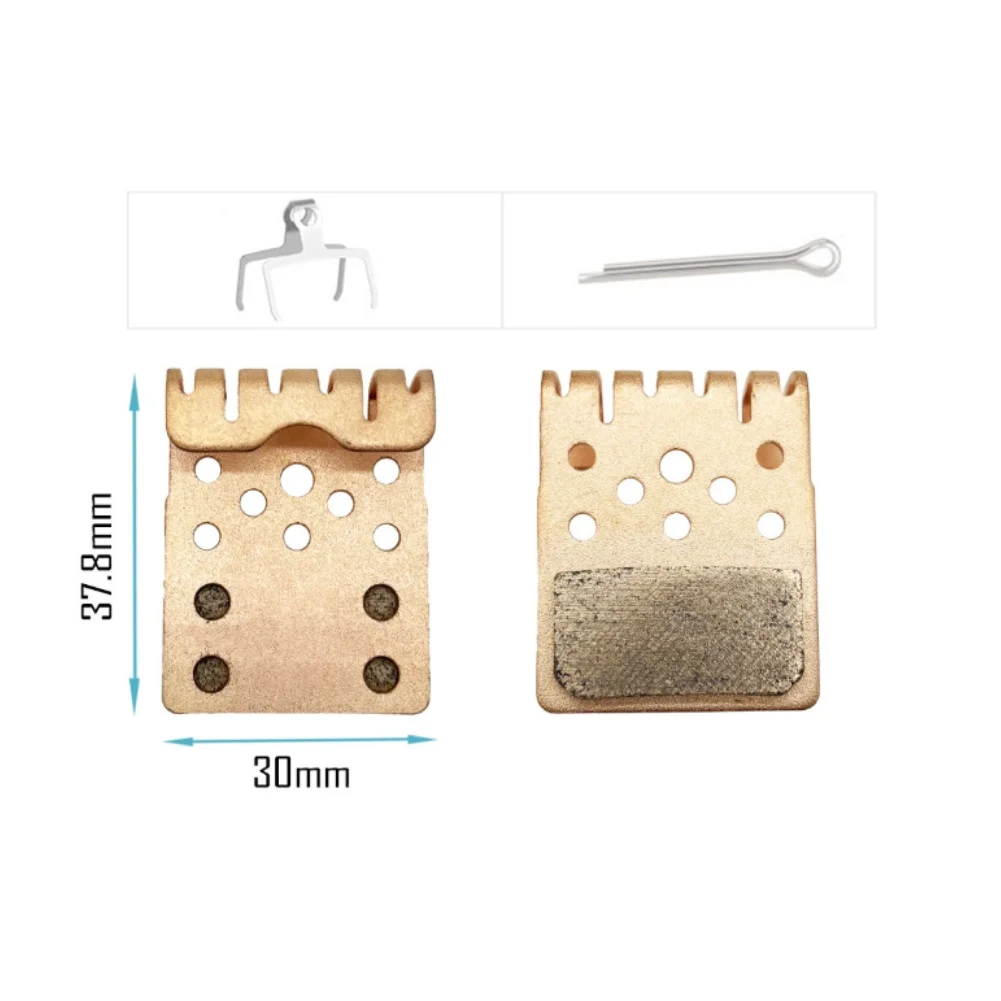 

Bike Disc Brake Pads Copper Base Sintering Material for NUTT For XTR M9100 For 105 R7000 Hydraulic Disc Brake Replacement
