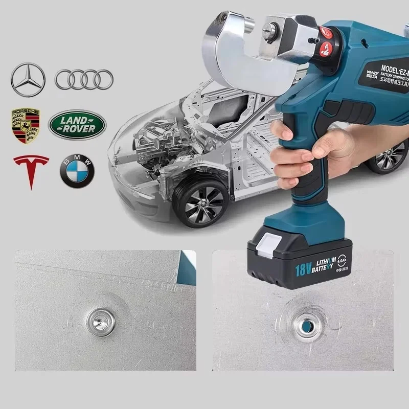 Electric Puncture Self-Stamping Auto Repair Machine Car Aluminum Body Repair Stamping Riveting Rubber Making Machinery