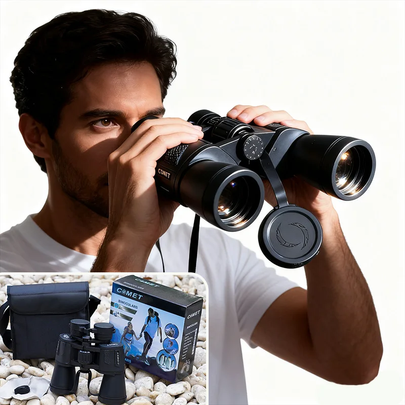 

20x50 HD бинокль при слабом освещении ночного видения профессиональный телескоп для уличной охоты наблюдения за птицами концерт путешествия военное использование