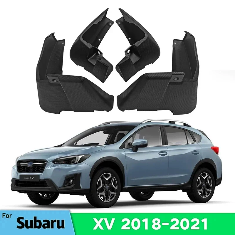 Mud Flaps For Subaru XV 2018-2021 2019 2020 Splash Guards MudFlaps Front Rear Mudguards Fender Car Exterior Accessories