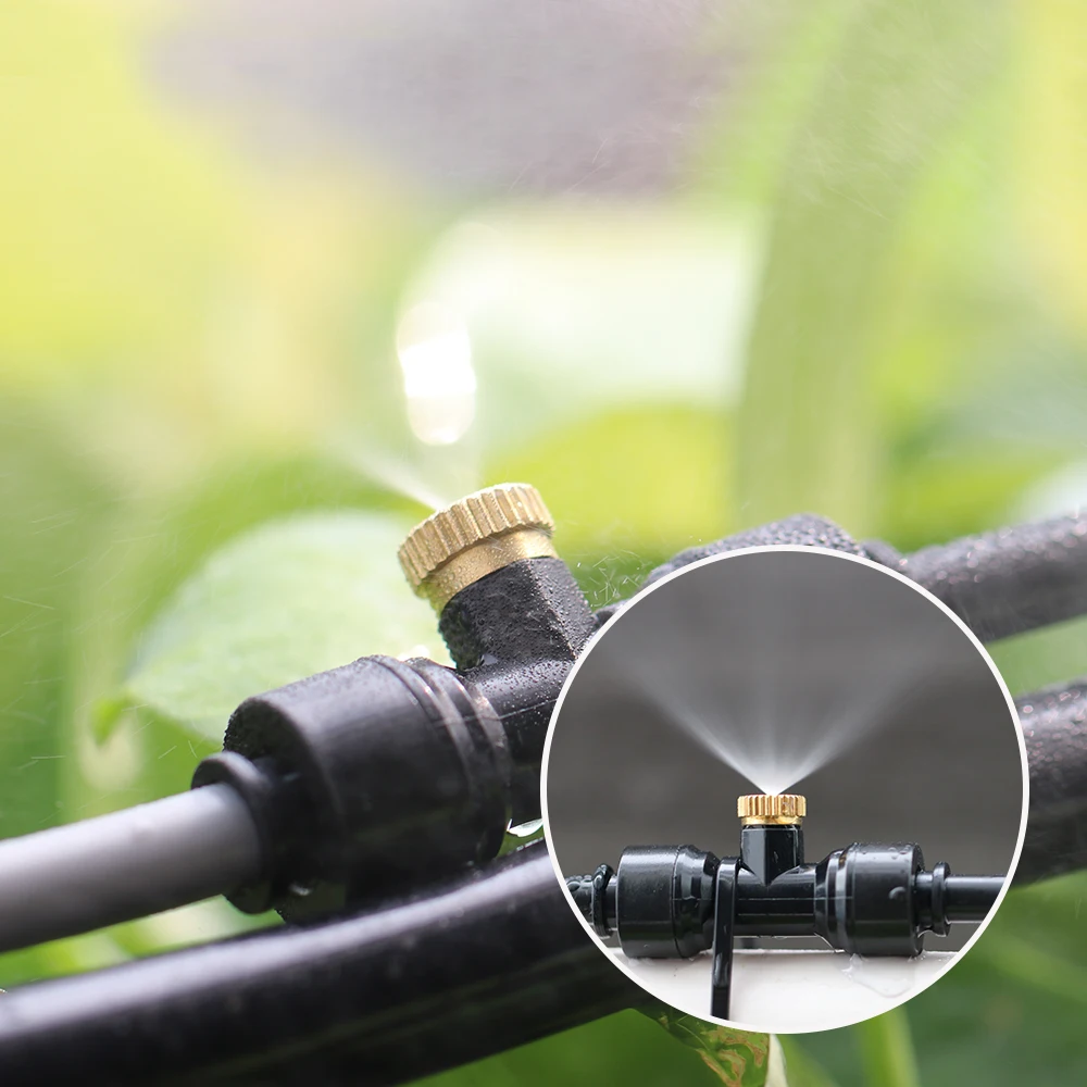 0.2-1.0mm Misting Nozzles Brass Fine Atomization Sprayer Cooling System 1/4\