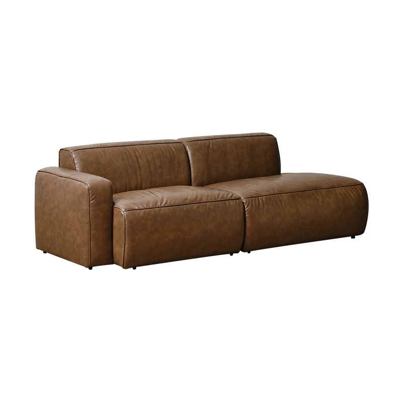 

| Italian sofa tofu blocks are freely combined, medieval minimalist living room straight-row sofa