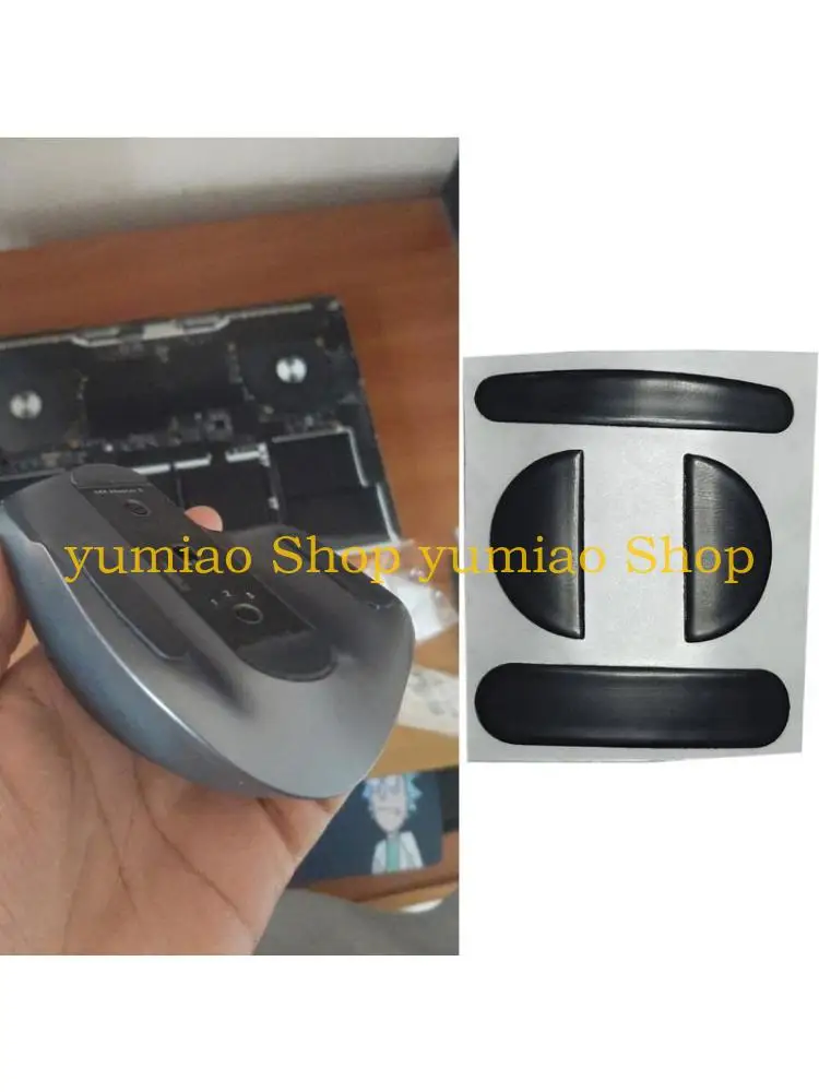 587B 1 conjunto adesivos mouse pretos para MX 3 contém 1 almofada desinfetante