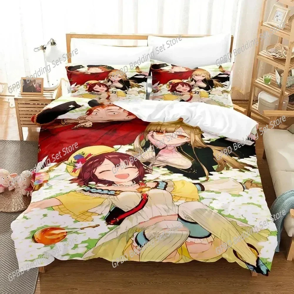3D Print Anime Atelier Sophie 3D Bedding Set Duvet Cover Pillowcases Single Twin Full Queen King Size Home Decor Quilt Boys Gift