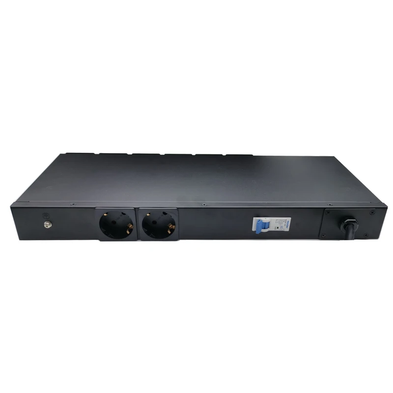 حامل يتصاعد Pdu Power Strip Uk Pdu OEM مخصص منفذ مبدل، Snmp، TCP. شاشة Telnet 485modbus SSH، الاختبار والتحكم