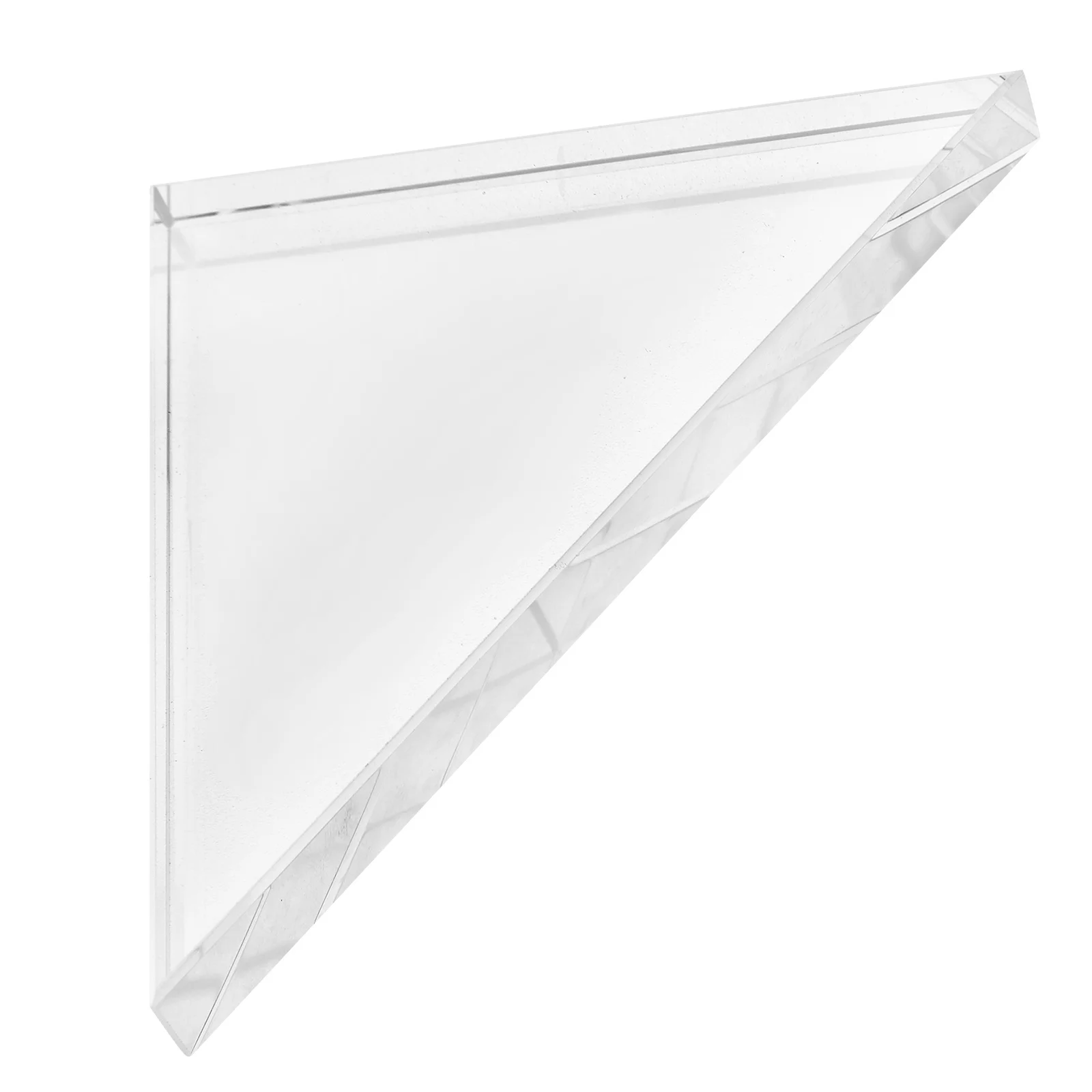 

Triangular Prism Glass Optical Physics Tool For School Science Classroom Clear Light Experiment Educational Set For