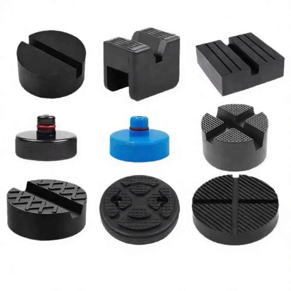 Car Jack Adapter Rubber Support Block Universal Vehicle Chassis Guard Pad Auto Repair Shop Lifting Safety Accessory