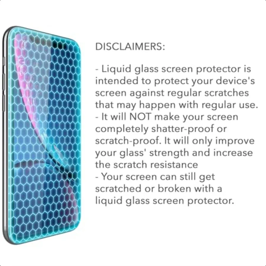 واقي شاشة لما يصل إلى 4 أجهزة عالمية لجميع الهواتف الذكية والأجهزة اللوحية والساعات الذكية