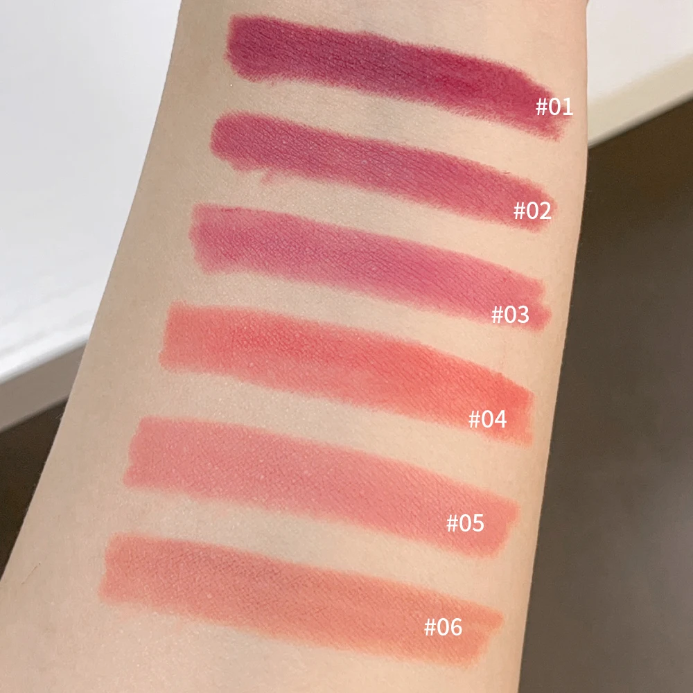 3d Matte Lippenstift Lipliner Potlood Waterdichte Blijvende Omtrek Lippen Contouren Gladde Nude Antiaanbakbeker Lippenstift Krijt Cosmetica