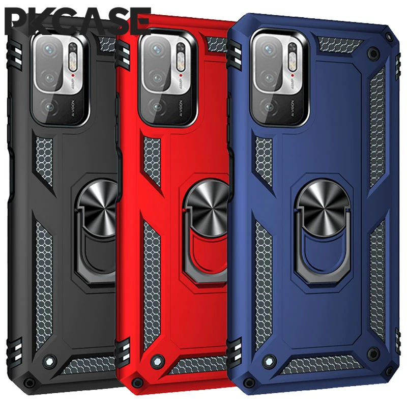 PKCASE Shockproof Armor Case For Redmi Note11 11S 10 10S Pro Plus Max 4G 5G Intl Cover