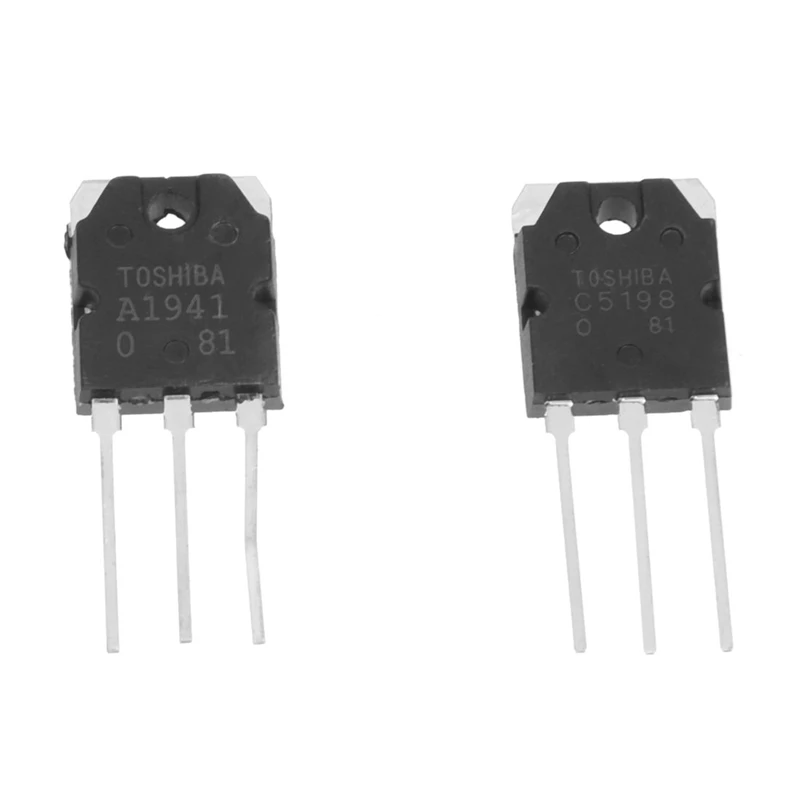 2X Pair A1941 + C5198 10A 200V Power Amplifier Silicon Transistor