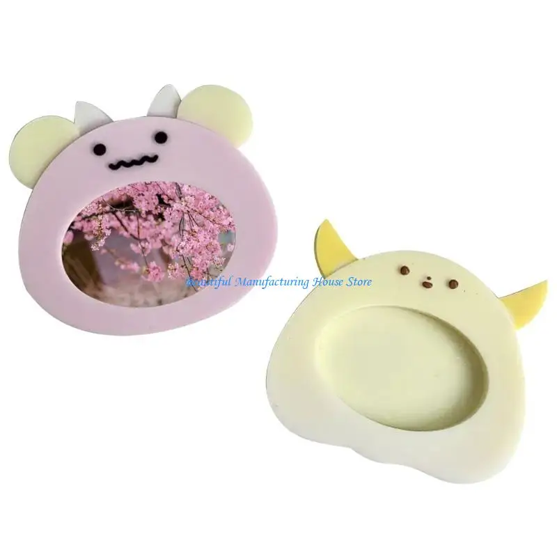 

E56A DIY Crystal Epoxy Photo Frame Mold Silicone Mold Animal Appearances