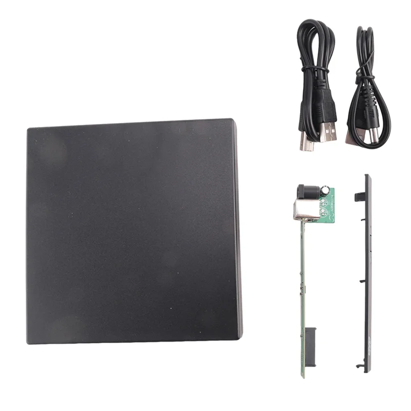 3 комплекта внешнего DVD-корпуса 12,7 мм USB 2,0, внешний корпус DVD/CD-ROM для ноутбука, настольного ПК, оптического привода