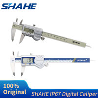 SHAHE Digital Caliper IP67 Coolant/Water/Dust Proof ,150/200/300mm Stainless Steel Digital Vernier Calipers Measuring Tool