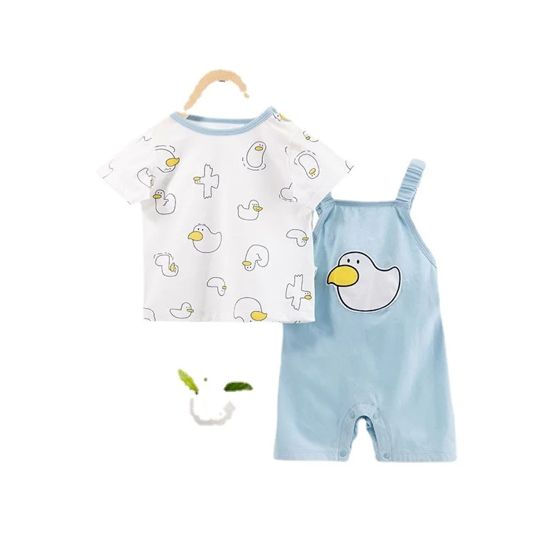 New Short Sleeves for Baby and Infants Suit Summer CottonTT-shirt Series image 5
