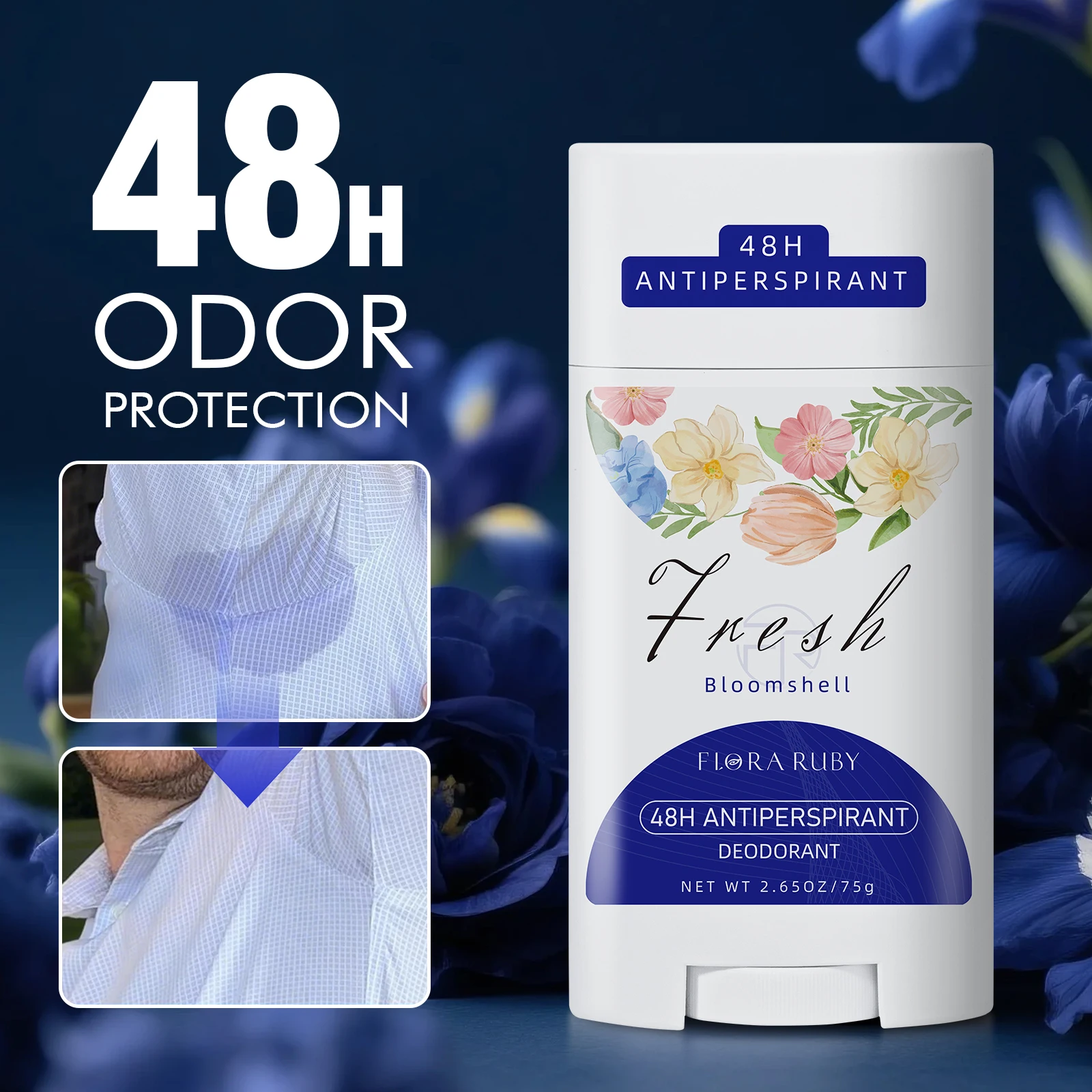 

Body Odor Removal Cream，Antiperspirant Deodorant for Women Men，Inhibitor Long Lasting Effect Sweat Odor，Fresh Pleasant Body Care