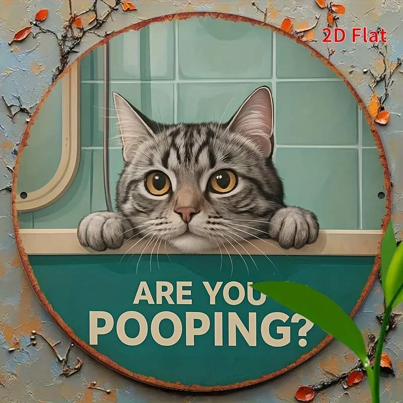 2D Flat, 1pc Funny British Shorthair Cat 