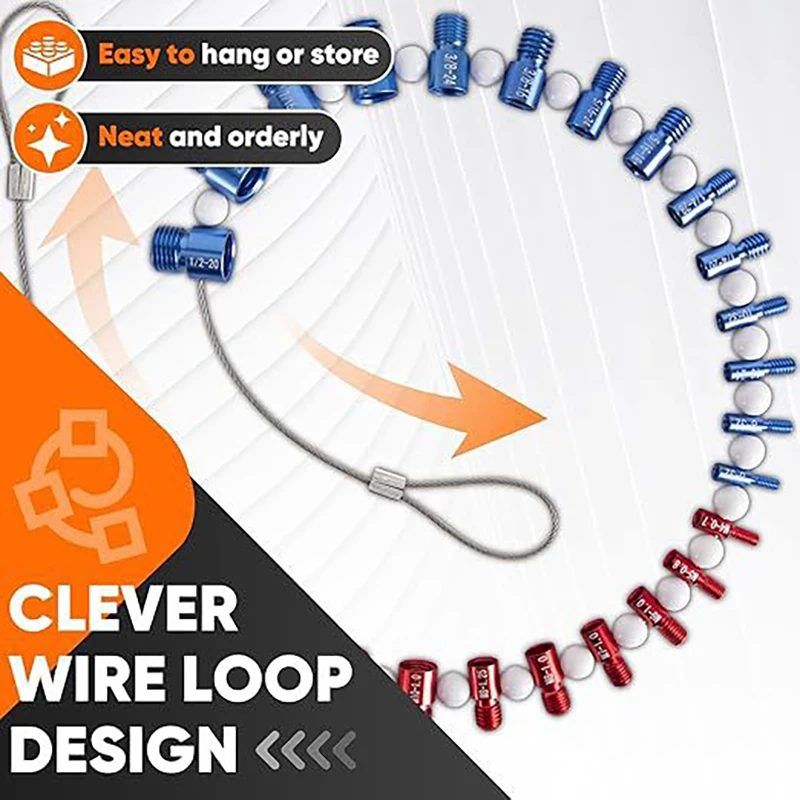 너트 및 볼트 나사 검사기 분리형 너트 및 볼트 크기 게이지 나사 게이지 고정 볼트 또는 나사산 감지에 적합