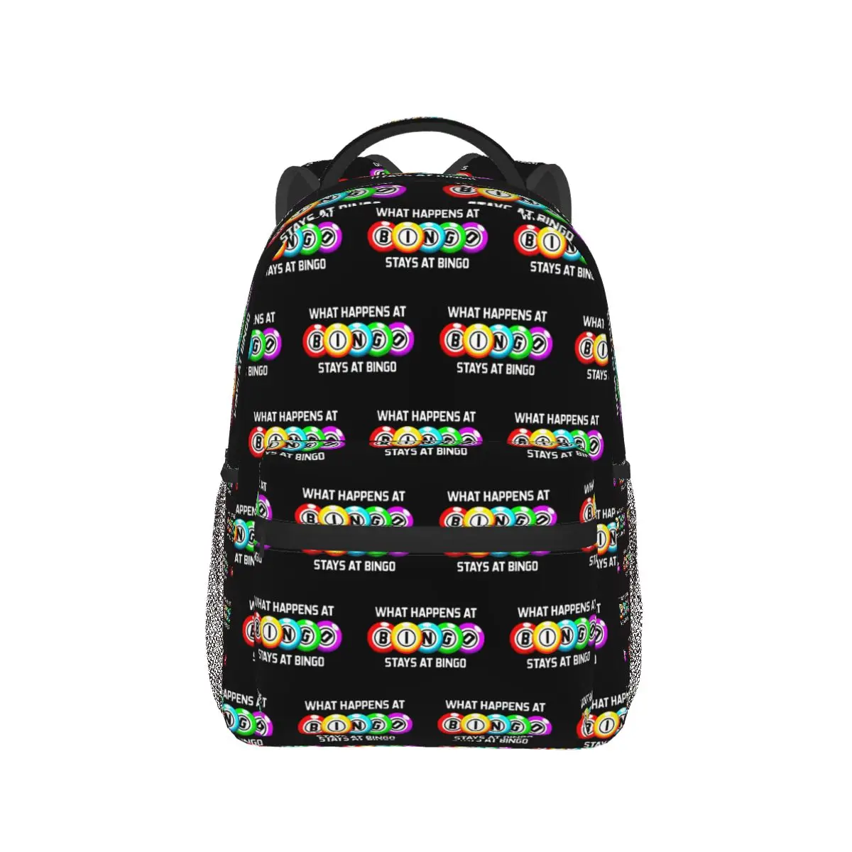 ما يحدث في حقيبة الظهر Bingo رائجة البيع Daypack سعة كبيرة للأولاد والبنات حقيبة كتب مدرسية حقائب كتف للرجال والنساء