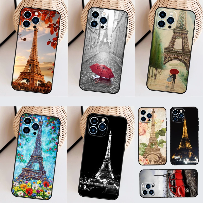 Paris Eiffel Tower Case For Samsung Galaxy M53 M33 M13 M12 M32 M52 M06 M16 M36 M56 M15 M55 M31 M14 M35 M34 M54