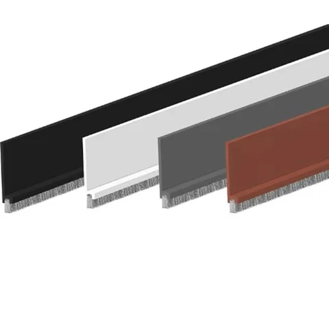 100CM Brush Seal Strip Door Bottom Seal Strip Insectproof Soundproof Door Bottom Seal Strip Door Stop Self-adhesive Strip