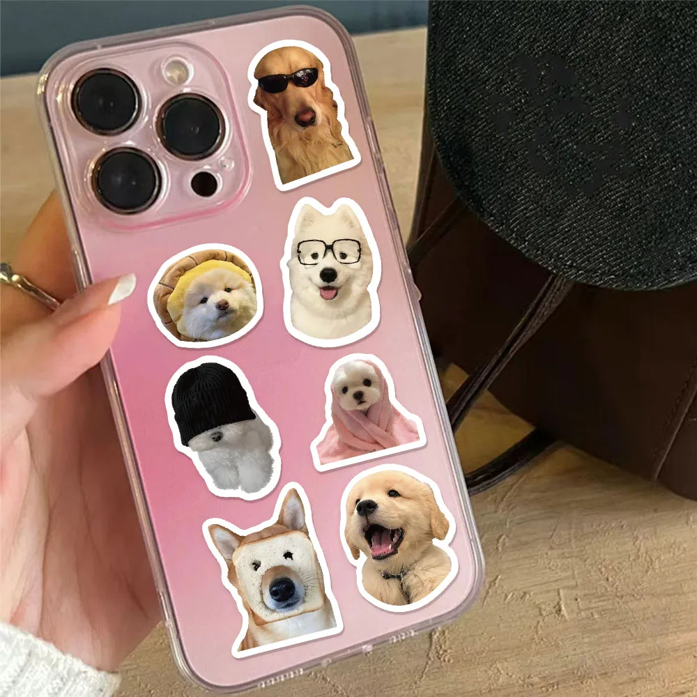 500PCS Ten Different Dog Funny Roll Stickers Small Pattern DIY Phone Case Notebook Skateboard Waterproof Stickers