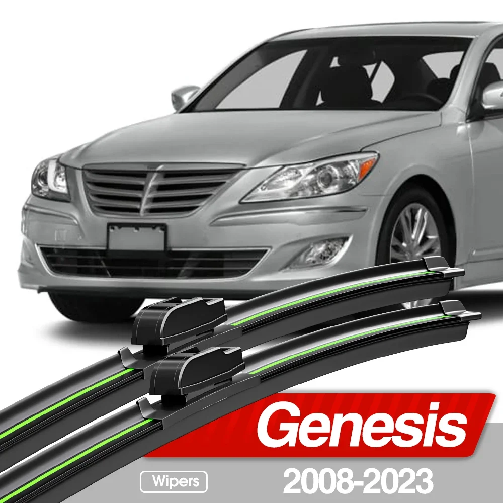 

For Hyundai Genesis 2008-2023 Front Windshield Wiper Blades 2x Windscreen Window Accessories 2010 2011 2012 2013 2014 2015 2016