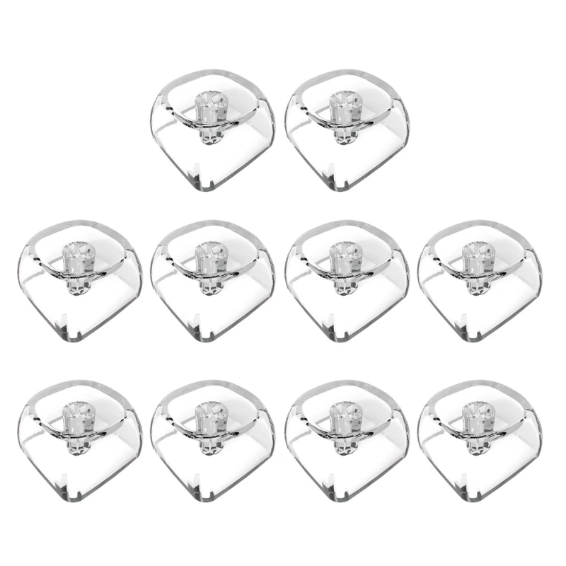 

F68C 10pcs прозрачные клавиши клавиш 1u Blank Cover Cayslits для механических клавиатур