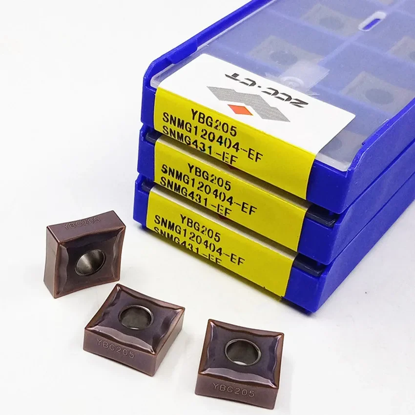 

SNMG120404-EF YBG202/SNMG120408-EF YBG202/SNMG120404-EF YBG205/SNMG120408-EF YBG205 ZCC.CT Твердосплавные пластины для лезвий с ЧПУ 10 шт./кор.