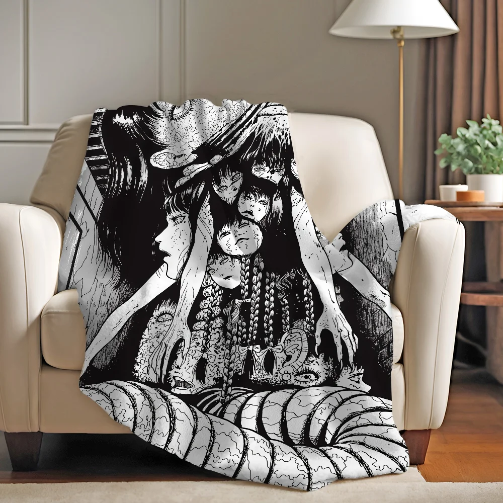 

Japanese Artist J-junji Ito Blanket Warm And Soft Suitable For Bedroom Living Room Sofa Bed Office Travel Camping
