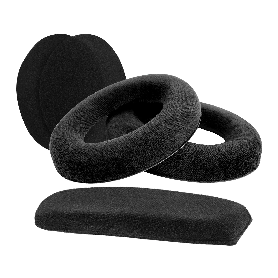 Geekria Earpad + Faixa de cabeça compatível com fone de ouvido Sennheiser HD598, HD598SE, HD598CS, HD515, HD555, HD595, HD518
