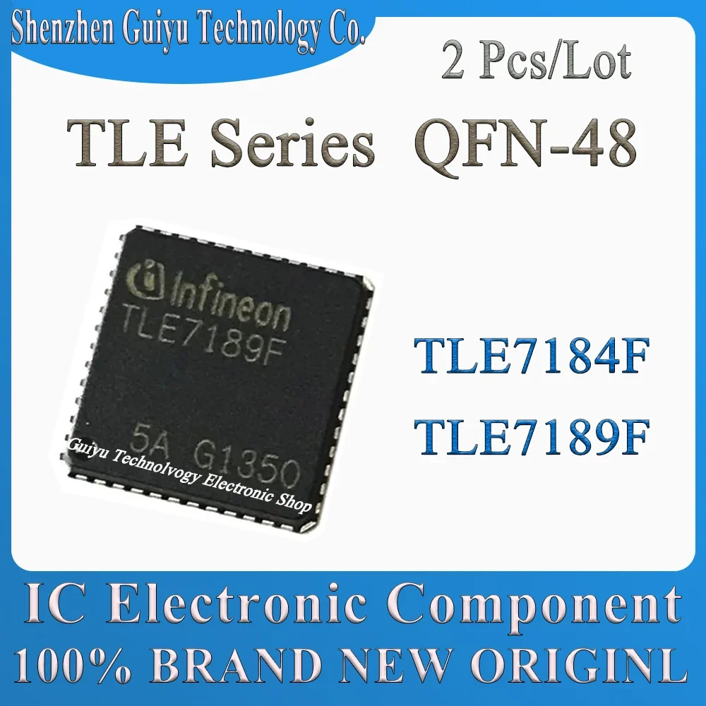 2 Pcs/Lot TLE7184F TLE7189F TLE7184 TLE7189 QFN-48 IC Chip