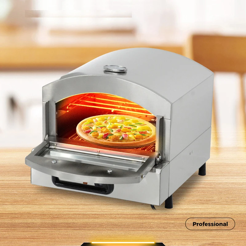 

Desktop Commercial Outdoor Pizza Ovens Bun-Warmer Stainless Steel Toaster Oven