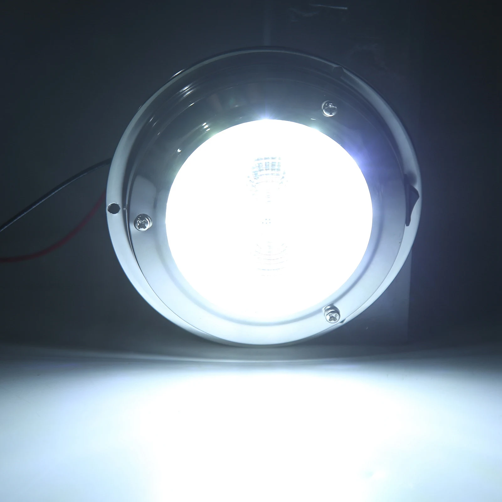 Boats Interior Ceiling Dome Lights IP65 Waterproof 24 LED Crystal Lamp Beads 12V-24VDC For Yacht Ceiling Light Cabin Light