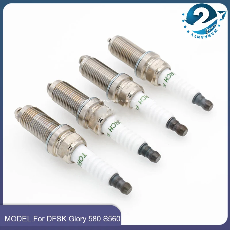 4PCS/Set Original Spark Plug For DFSK Glory 580 S560 1.8