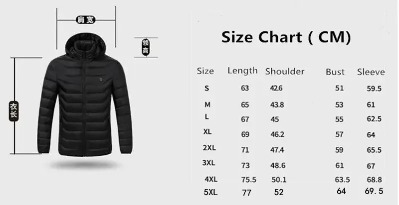 Customizable New Hot Selling 2024 UZZDSS Men's Women's Heated Jackets Coat