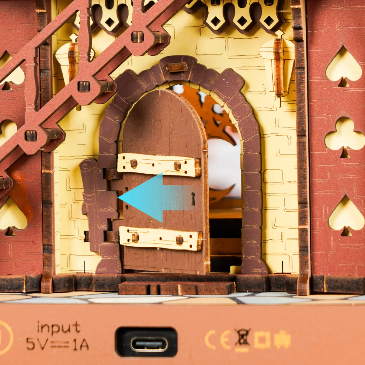 Robotime ROKR – horloge coucou mécanique 3D, Puzzle en bois, horloge murale pré-colorée, Kits de blocs de construction, décoration de maison, beau Design