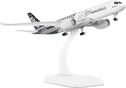 20cm Airbus A350 prototype alloy aircraft model children's gift collection table decoration for aviation enthusiasts