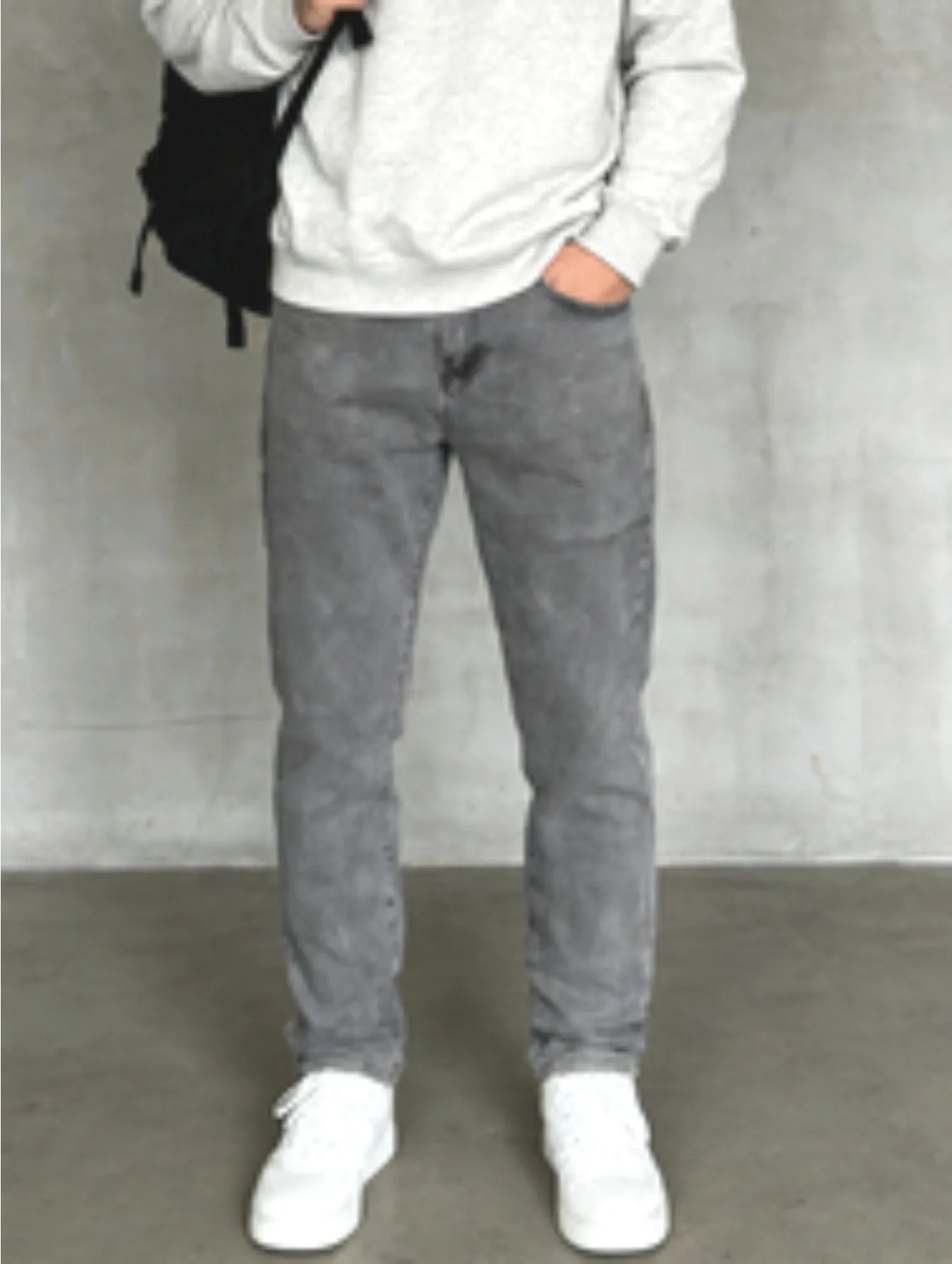 

European Slim Narrow-leg Micro-elastic Pants Men's Basic Version Moderate Elasticity Free Movement