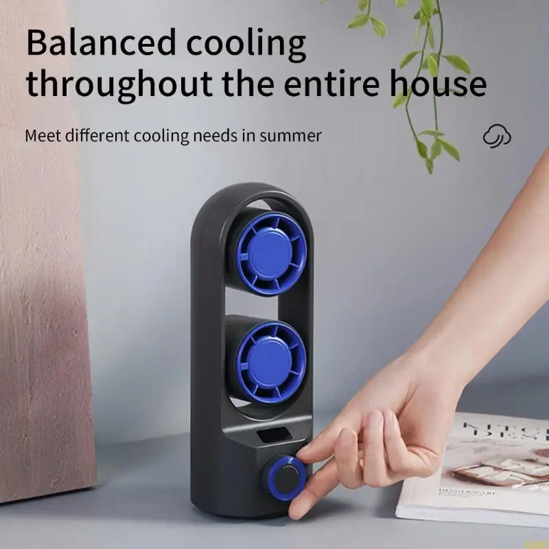 

A0NC Electric Fan Camping Fan Rechargable Tower вентилятор вентилятор с двойной головой вентилятор Abs Текстура