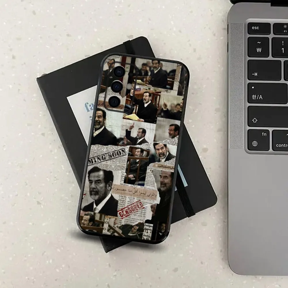 Saddam Hussein Phone Case For Samsung S24,S21,S22,S23,S30,Ultra,S20,Plus,Fe,Lite,Note,10,9,5G Black Soft Cover image 6