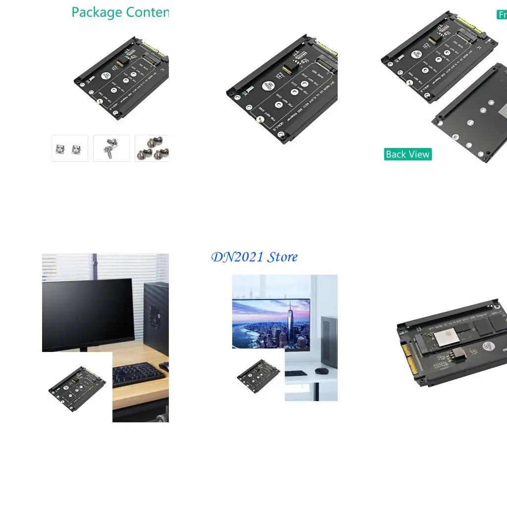

F3KE M.2 NVME Адаптер M.2 NVME SSD Ключ M SSD до U.2 SFF-8639 Адаптер преобразователя